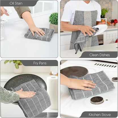 Utopia Towels - Microfiber Kitchen Towels, Super Absorbent 18 x 26 Inches