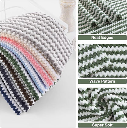 Homaxy 18 Pack Kitchen Dish Cloths, Ultra Soft and Absorbent Dish Towels