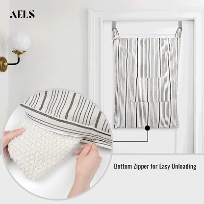 AELS Farmhouse Hanging Laundry Hamper
