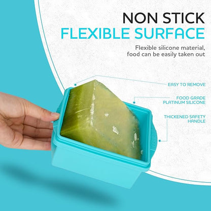 2 Cup Silicone Freezer Trays