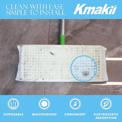 KMAKII Dry Sweeping Cloths Dry Mop Refills