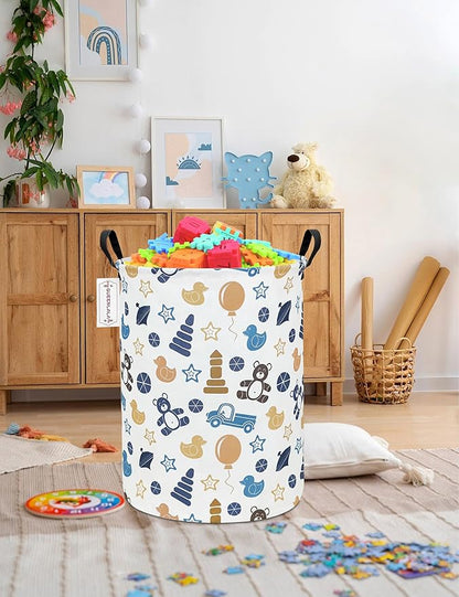 QUEENLALA Large Storage Basket, Laundry Hamper/Bathroom/Home Decor/Collapsible