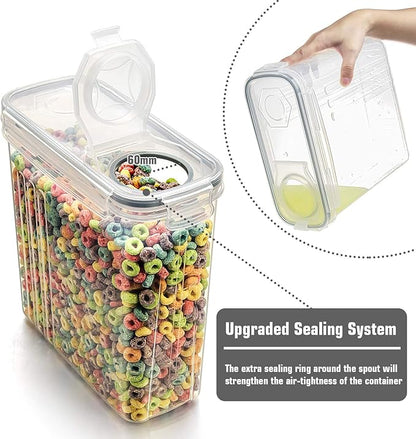Wildone Cereal Storage Containers Set, Large BPA Free Plastic Airtight Food