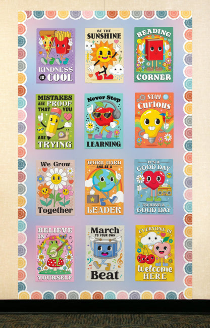 Teacher Created Resources Retro Fun Educational Poster Pack (TCR6964)