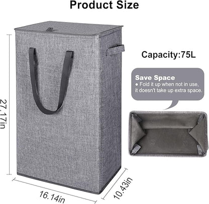 Odonata 75L Slim Laundry Hamper