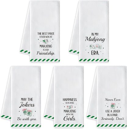 R HORSE Mahjong Kitchen Dish Towel
