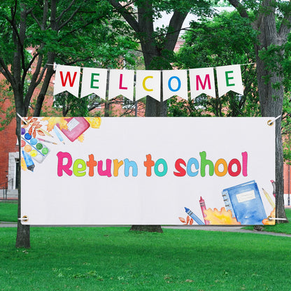 21 Pcs Large Blank Sublimation Banners Oxford Burlap Cloth Banner 20 Pcs DIY Flags with Hanging Ropes For Birthday Wedding Party Decoration Indoor Outdoor((White Oxford cloth)