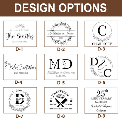 GiftShopie Personalized Cutting Board | Custom Engraved Wood Charcuterie Board | Unique Wedding, Engagement, Housewarming, Birthday & Christmas Gift | Customized Wooden Chopping Board