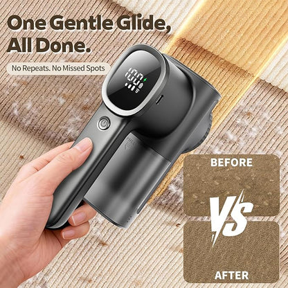 Rechargeable Fabric Shaver & Lint Remover, Electric Sweater Defuzzer