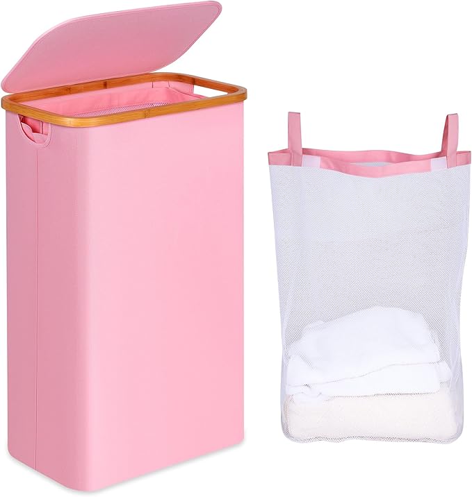 75L Slim Laundry Hamper, Narrow Laundry Basket
