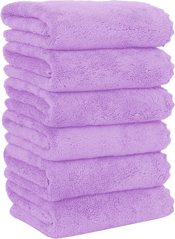 MOONQUEEN 6 Pack Premium Hand Towels