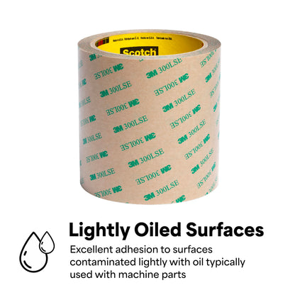 3M - 9495LE 0.5" x 60yd 9495LE Adhesive Transfer Tape - 0.5 in. x 180 ft. Double Coated Polyester Tape Roll with 300LSE Laminating Adhesive. Sealants and Adhesives, Transparent