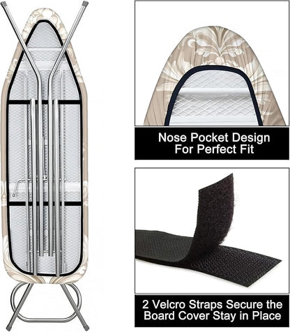 Ironing Board Cover 15"x54" Standard Size Replacement Thick Iron Board Covers