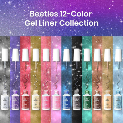 Beetles Nail Stamp 3Pcs Silicone French Tip Nail Stamp Kit with Replacement Nail Stamper Heads and Scrapers Soft Silicone Nail Printing Tool for Home Manicure Diy Nail Art Salon Gifts for Girls
