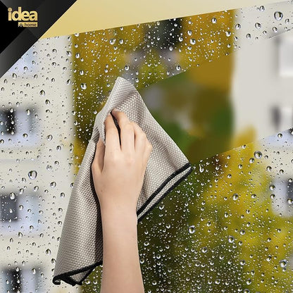 Idea Home Premium Fish Scale Microfiber Cloth – Ultra-Clear, Lint-Free &
