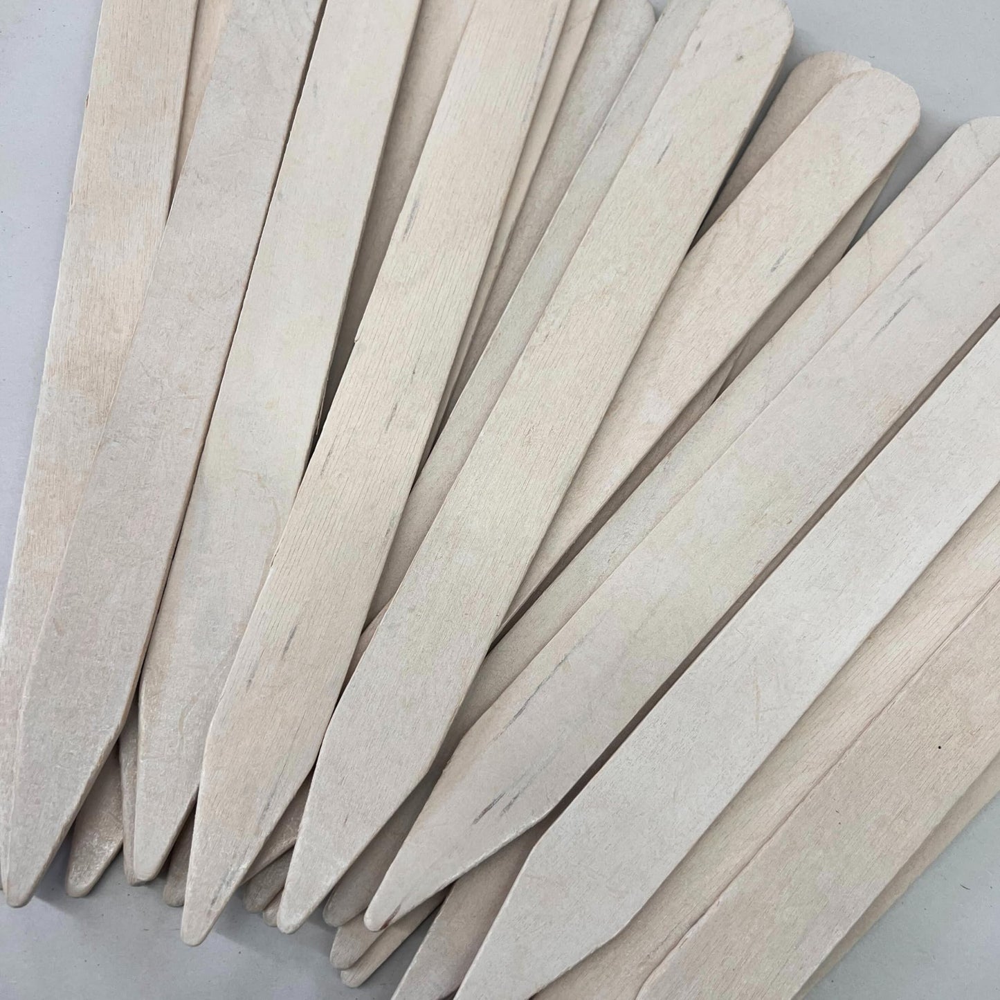 100% Natural Wood Plant Markers - 12 Inches Tall - for Field and Garden Use - Eco-Friendly & Sustainable Plant Identification - Made in USA - (Pack of 25)