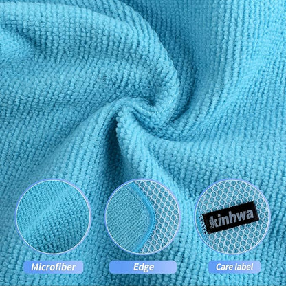 KinHwa Kitchen Washcloths for Dishes Absorbent Microfiber Dish Cloths Quick Dry