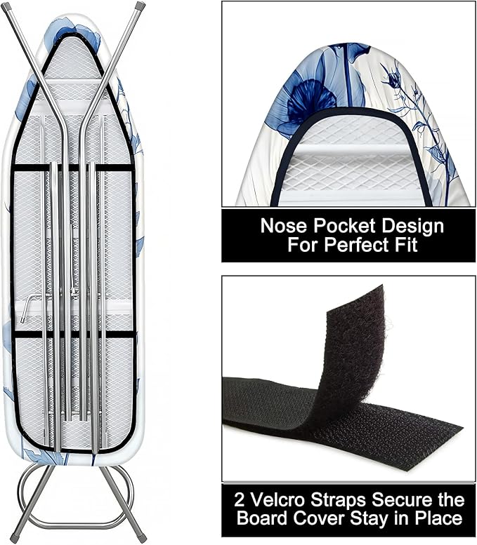 Quick Install Ironing Board Cover 17" x 55" Ironing Board Cover