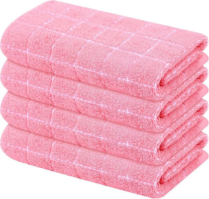 Mordimy 100% Cotton Terry Cloth Kitchen Towels, Super Soft and Absorbent Dish