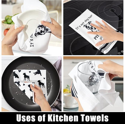 R HORSE Pitbull Kitchen Dish Towel