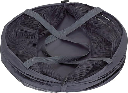Household Essentials 2027-1 Pop-Up Collapsible Mesh Laundry Hamper | Charcoal