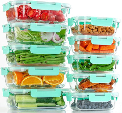 C CREST Glass Food Storage Containers