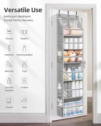 STORAGE MANIAC Over the Door Organizer Large Capacity Hanging Organizer