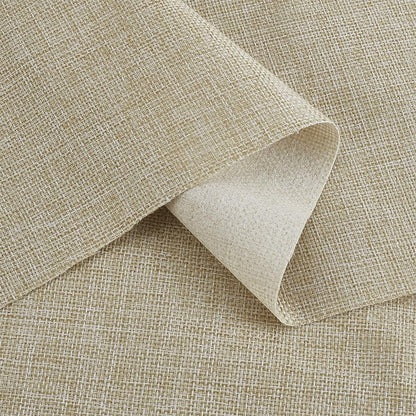 AHANDMAKER 2 Yards Thick Canvas Upholstery Fabric 58 Inch Width Premium Polyester Material DIY Sofa Accessories for Home Decor, Furniture Reupholstering, Craft Projects (Beige)