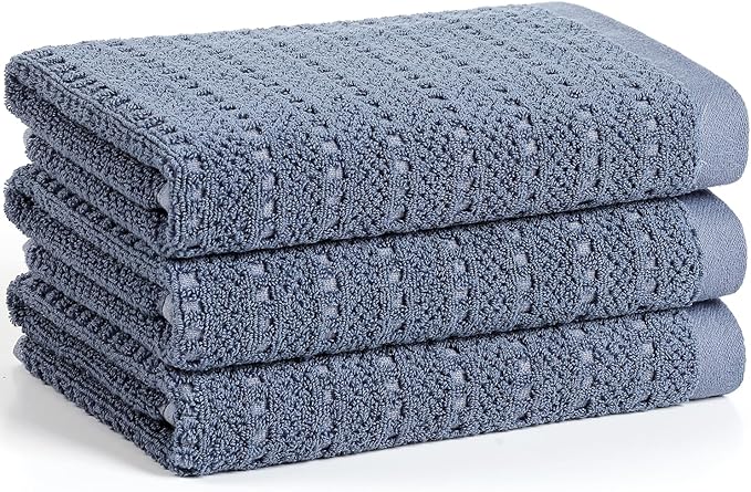 SALAS Kitchen Dish Towels, Bulk Cotton Kitchen Hand Towels, 390 GMS Plaid Dish