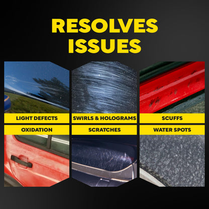 Meguiar's Mirror Glaze M105 Ultra-Cut Compound, Car Rubbing Compound for Removing Scratches and Heavy Swirls While Adding Shine, Safe and Effective on All Glossy Car Paint and Clear Coats, 8 oz