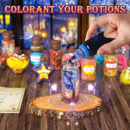 GORISPI Magic Potion Kit for Girls - Fairy Potions Kit 22 Potions Magic Mix Kit for Kids 6 7 8 9 10 12+ Years Mystery Potion Making kit Art Craft Kit Gifts Toys for Christmas Halloween Birthday