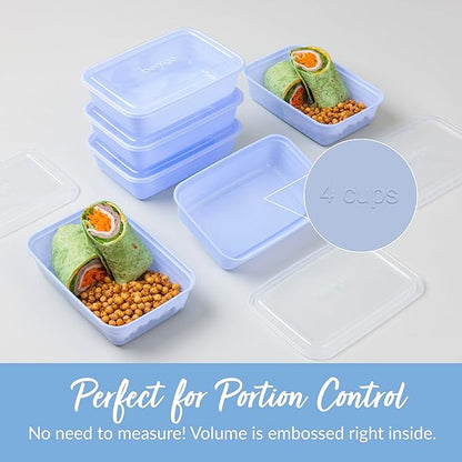 Bentgo Prep - 20-Piece 1-Compartment Reusable Meal Prep Containers