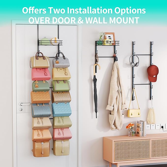 HapiRm Over The Door Purse Organizer