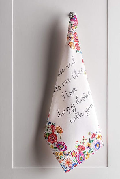 Maison d' Hermine Kitchen Towels Set of 3 100% Cotton 27.50" x 20" Reusable