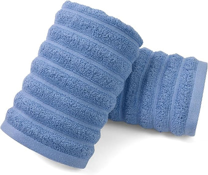 Jacquotha Ribbed Hand Towels for Bathroom, Hotel & Spa Quality Soft Hand Towel