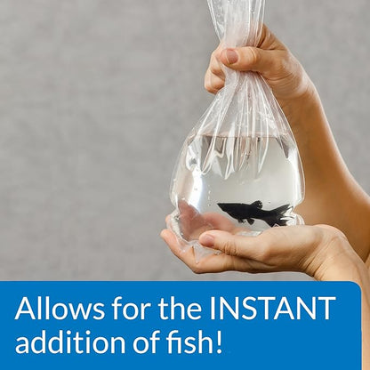 API QUICK START Freshwater and Saltwater Aquarium Nitrifying Bacteria 1-Ounce Bottle, Blues & Purples
