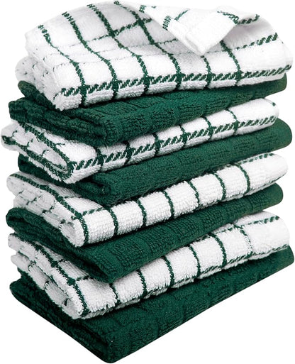 Bumble Dish Cloths | 12" x 12" | 100% Cotton Kitchen Towels | 405 GSM | Soft