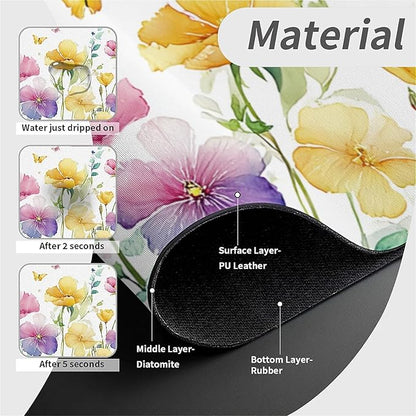 Kitchen Sink Splash Guard，Spring-flowers