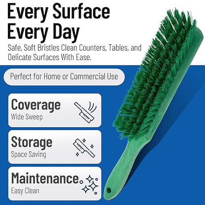SPARTA Handheld Soft Counter Brush 8 Inch Bristle Span, Countertops, and