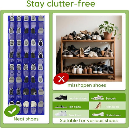 Unjumbly Over the Door Shoe Organizer