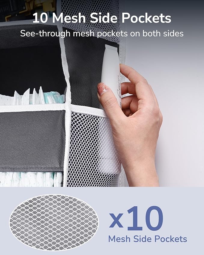 ULG 1 Pack Compact Size Over Door Organizer Slim Door Storage