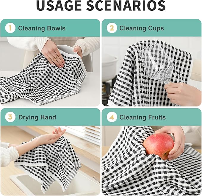 SALAS Cotton Dish Towels Cloths