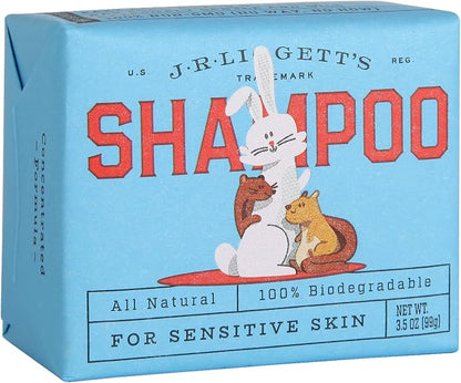 J.R.LIGGETT'S Small Animal Shampoo Bar, Natural Cleansing Bar for Rabbits, Guinea Pigs, Ferrets, and Small Pets, Gentle Hypoallergenic Formula, Detergent-Free, 3.5 oz