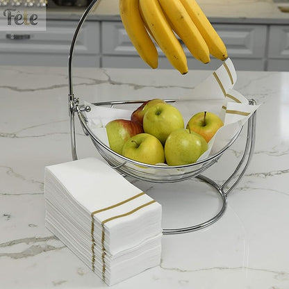 Paper Hand Towels for Bathroom, Linen-Feel Guest Towels, Formal Dinner