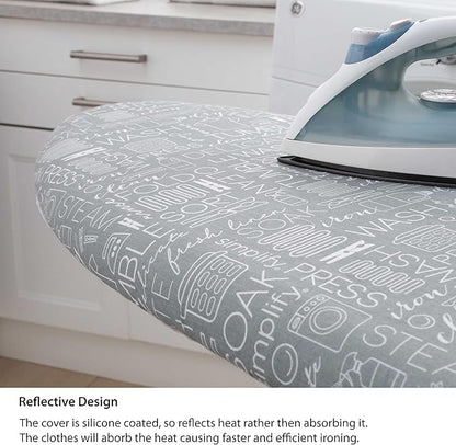 Simplify Ironing Board Cover | Scorch Resistant | Cotton | Thick Padding |