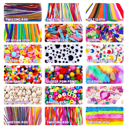 Itopstar Arts and Crafts Kit for Kids, Science Kits for Kids Age 5-7, Craft Kits and Art Supplies, Gifts for 5 7 9 Year Old Girls, Crafts for Kids Ages 4-8 8-12