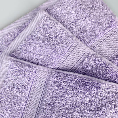 SUPERIOR Egyptian Cotton Pile 8 Piece Towel Set, Includes 2 Bath, 2 Hand