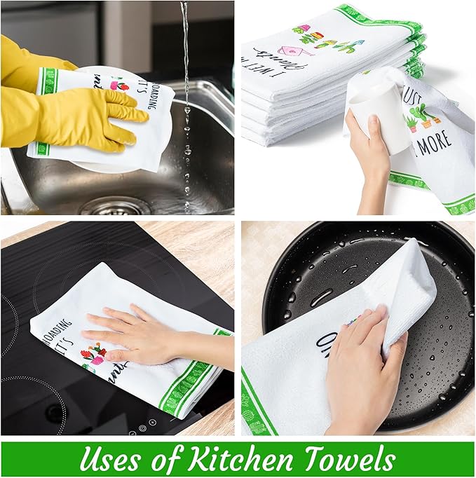 R HORSE 5Pcs Funny Kitchen Towels