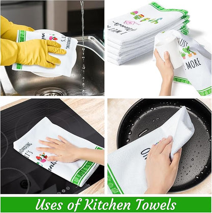 R HORSE 5Pcs Funny Kitchen Towels