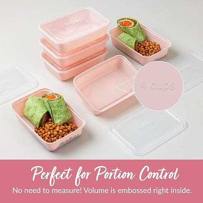 Bentgo Prep - 20-Piece 1-Compartment Reusable Meal Prep Containers